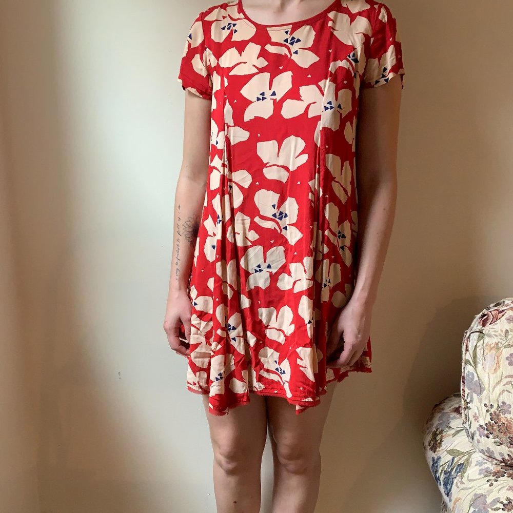 Silence + Noise floral print dress